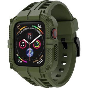 Case Compatible with Apple Watch Band Series 8/7/6/5/4/3 45mm 44mm 42mm,OnePiece